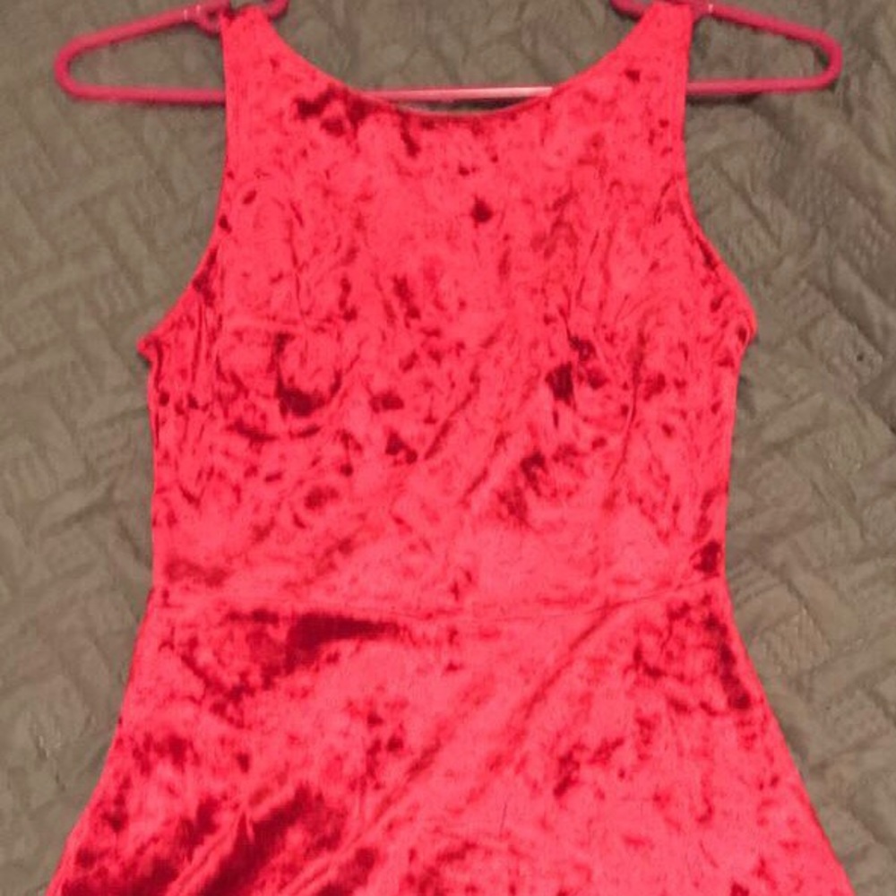 Pink Velvet Dress
